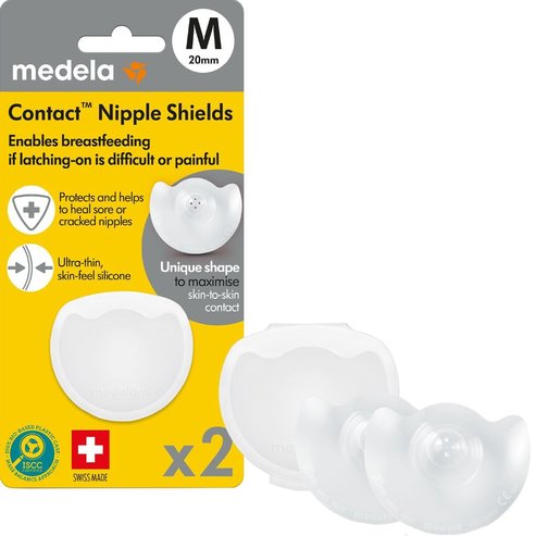 Medela Contact Nipple Shields 2 бр - Medium 20mm