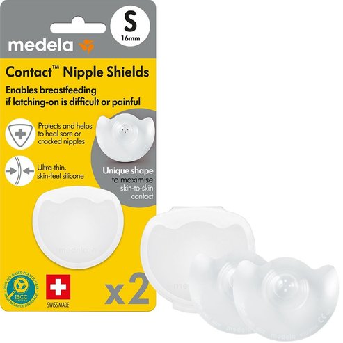 Medela Contact Nipple Shields 2 бр - Small 16mm
