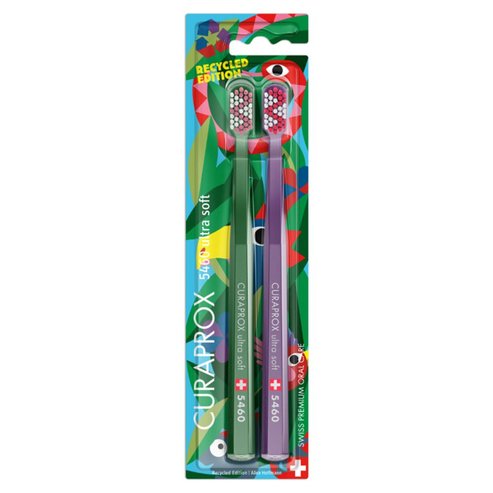 Curaprox 5460 Ultra Soft Recycled Edition Toothbrush 2 бр