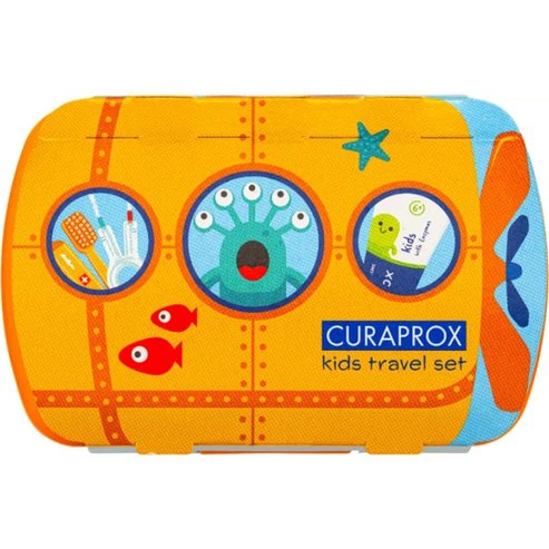 Curaprox Kids Oral Hygiene Travel Set 1 бр - портокал