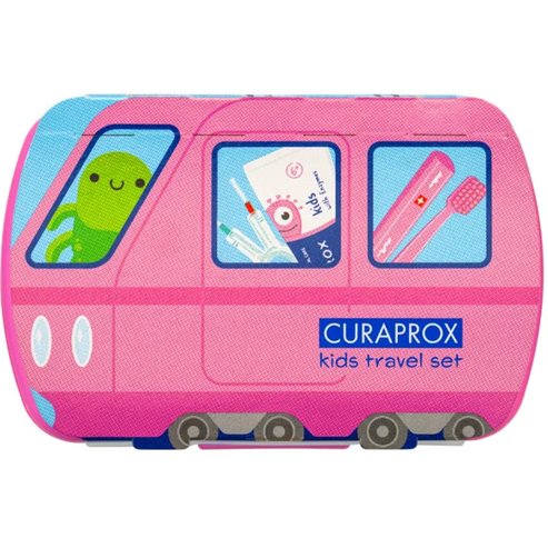 Curaprox Kids Oral Hygiene Travel Set 1 бр - розово
