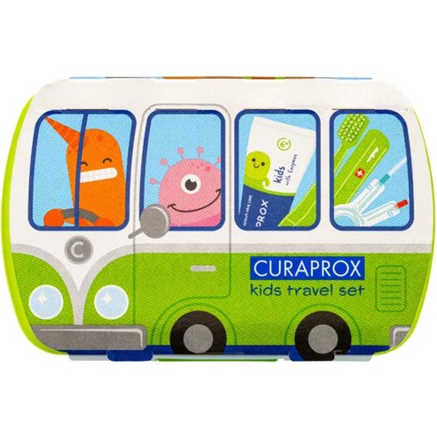 Curaprox Kids Oral Hygiene Travel Set 1 бр - Зелено
