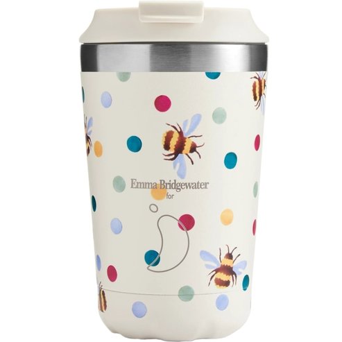Chilly\'s Original Emma Bridgewater Polka Bees Coffee Cup 340ml