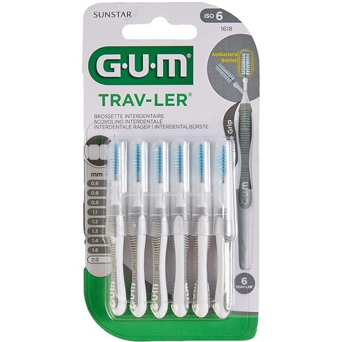 Gum Trav-Ler Interdental Brush 6 бр - 2.0mm