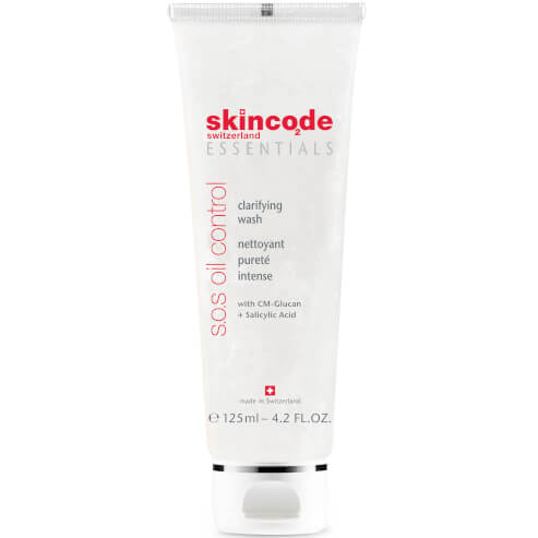 Skincode Essentials S.O.S Oil Control Clarifying Wash Нежен почистващ крем за лице за мазна/комбинирана кожа 125ml