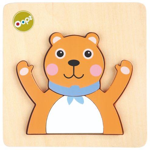 Oops Build & Match 3D Puzzle 1 бр - Bear