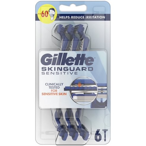 Gillette Skinguard Sensitive Disposable Razor 6 бр