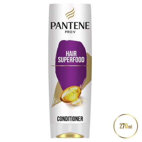 Pantene Pro-V Hair Superfood Conditioner for Weak & Thin Hair 270ml