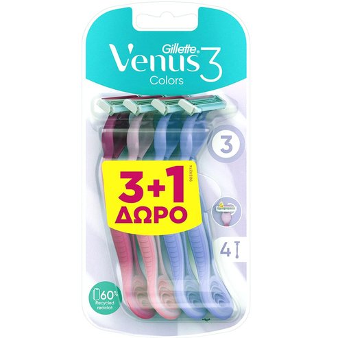 Gillette Promo Venus 3 Colors 4 бр