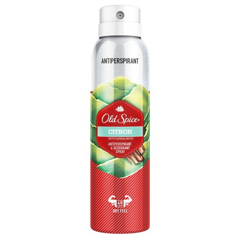 Old Spice Citron Antiperspirant & Deodorant Spray Дълготраен дезодорант 48h забележим мъжки аромат 150ml