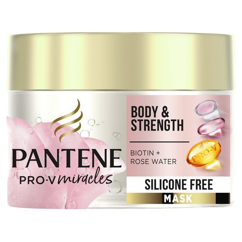 Pantene Pro-V Miracles Long & Thick Hair Mask With Biotin & Rose Water 160ml