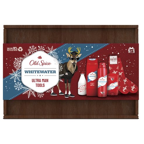 Old Spice PROMO PACK Xmas Whitewater Set Пълен комплект грижи за мъж в опаковка за подаръци