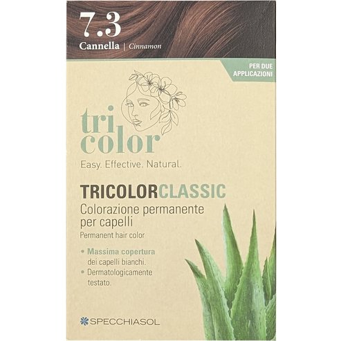 Specchiasol Tricolor Classic Permanent Hair Color 1 бр - 7.3 / Cinnamon