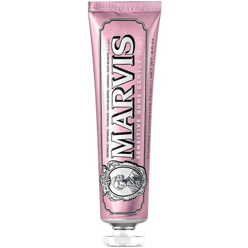 Marvis Sensitive Gums Gentle Mint Toothpaste Паста за зъби за ежедневна употреба, идеална за защита на чувствителните венци, със свеж вкус на мента 75ml