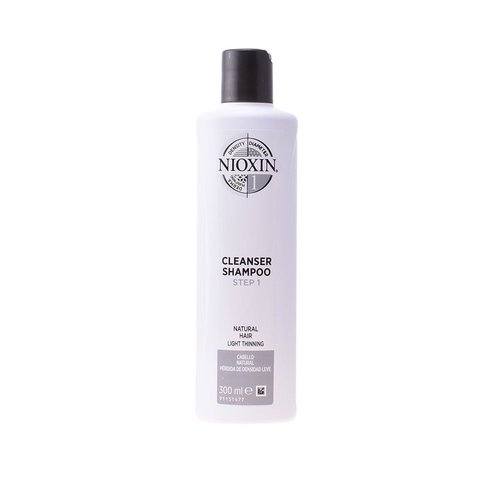 Nioxin Cleanser Shampoo System 1 Step 1 Почистващ шампоан за естествена коса с леко разреждане 300ml