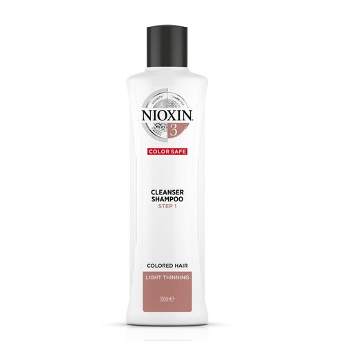 Nioxin Cleanser Shampoo Systen 3 Step 1 Почистващ шампоан за боядисана коса с леко разреждане 300ml
