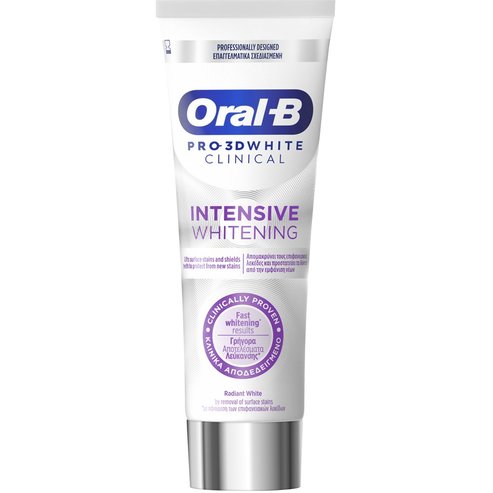 Oral-B Pro 3D White Clinical Intensive Whitening Toothpaste 75ml