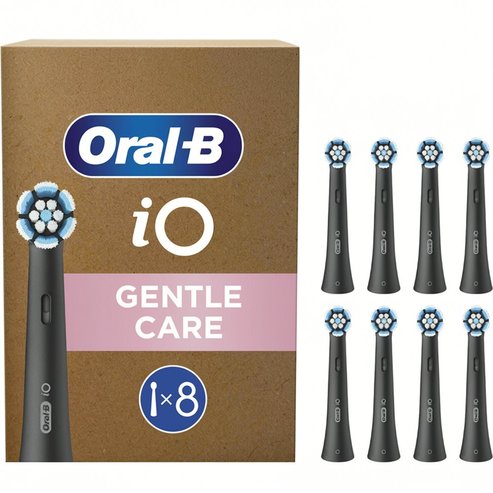 Oral-B iO Gentle Care Brush Heads Black 8 бр