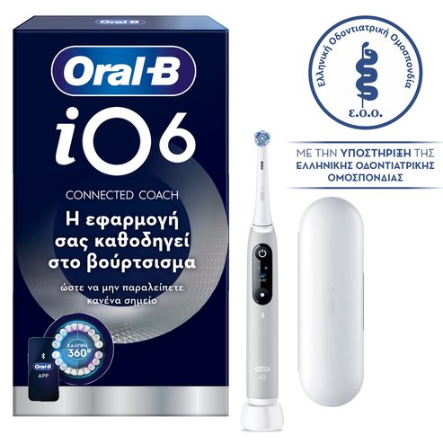 Oral-B iO Series 6 Hλεκτρική Οδοντόβουρτσα Grey Opal
