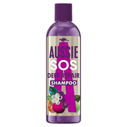 Aussie SOS Deep Repair Shampoo Шампоан за дълбока реконструкция на косата 290ml