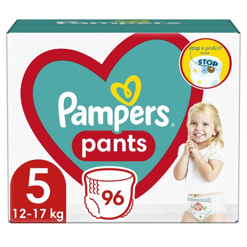 Pampers Pants No5 (12-17kg) Пелени Панталони 96 пелени