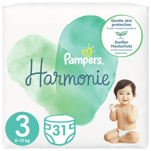 Pampers Harmony No3 (6-10kg) 31 памперси