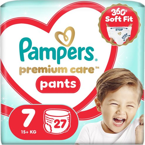 Pampers Premium Care Pants Jumbo Pack No7 (17+Kg) 27 пелени