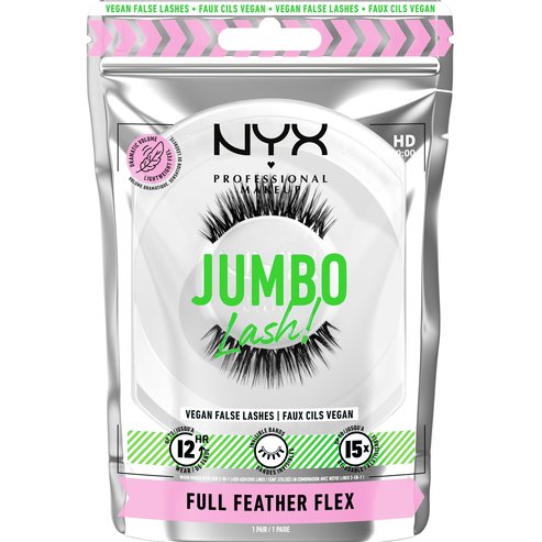 NYX Professional Makeup Jumbo Lash! Vegan False Lashes 1 бр - 07 Full Feather Flex