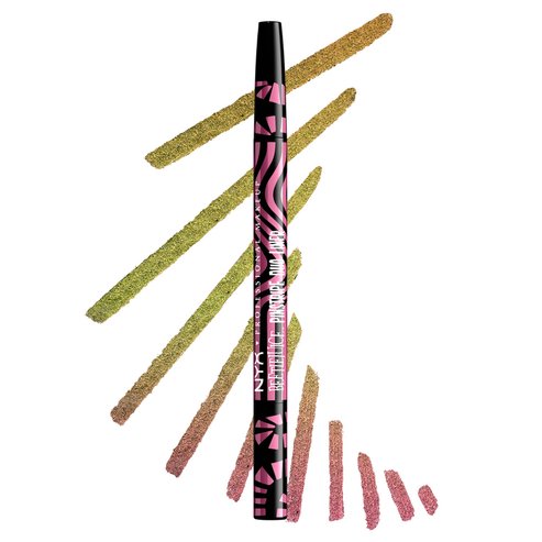 NYX Professional Makeup Beetlejuice Pin Stripe Duo Liner - 01 Pink Chrome