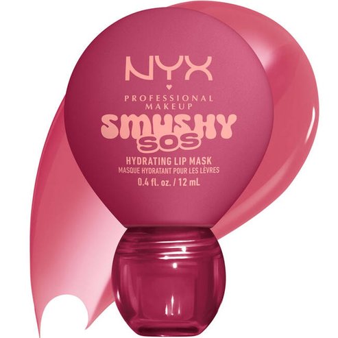 Nyx Professional Makeup Smushy Sos Hydrating Lip Mask Хидратираща маска за устни, обогатена с хиалуронова киселина, която осигурява 12 часа хидратация 12ml - 06 Rose Recharge