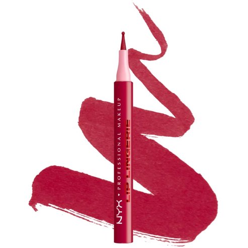 Nyx Professional Makeup Lip Lingerie Staining Wear Lip Liner Водоустойчив Дълготраен Молив за Устни за Лесно Нанасяне & Устойчив Резултат 1ml - 14 Flirt Alert