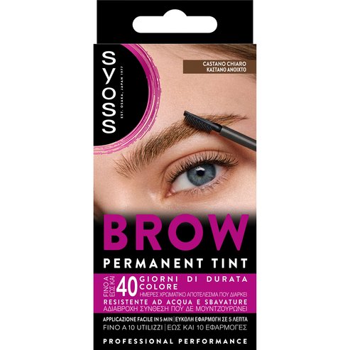 Syoss Brow Permanent Tint 7ml - Светлокафяво