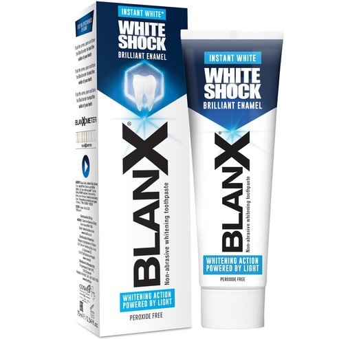 BLANX White Shock Instant White Toothpaste Избелваща паста за зъби с мигновен ефект 75ml