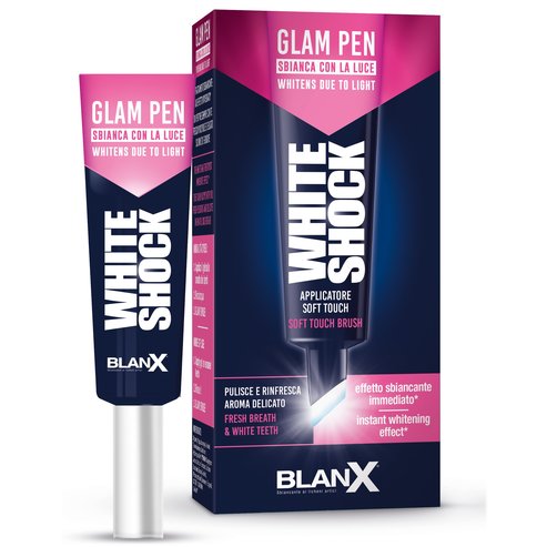 Blanx White Shock Pen Whitening Gel Избелва зъбите без да уврежда зъбния емайл 12ml