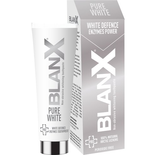 BlanX Pure White Defence Enzymes Toothpaste Паста за зъби с избелващо и антибактериално действие 75ml