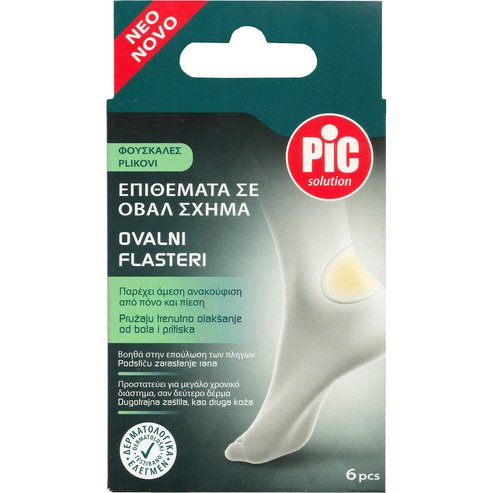 Pic Solution Oval Blister Pads 6 бр