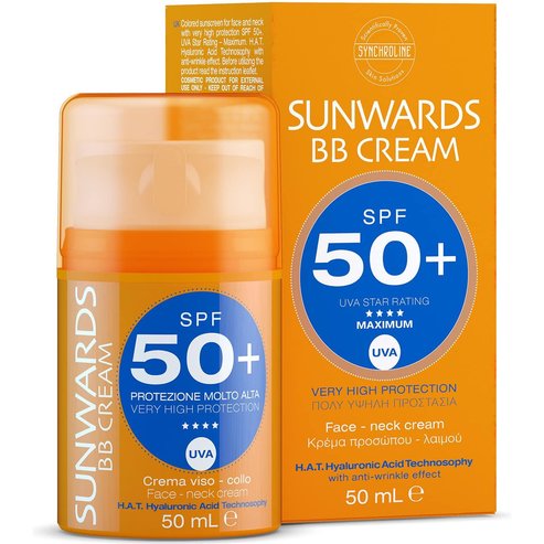 Synchroline Sunwards BB Face & Neck Cream Spf50+, 50ml