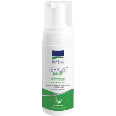 Galenia Skin Care Keralise Face & Body Cleansing Mousse Почистваща пяна за лице & тяло за акнеична & мазна кожа 150ml