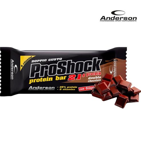 Anderson ProShock Double Chocolate Protein Bar 1440g (60gx24 бр)