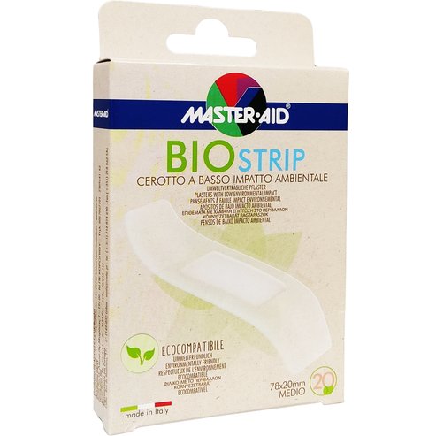 Master Aid Bio Stips 78mm x 20mm Grande 20 бр