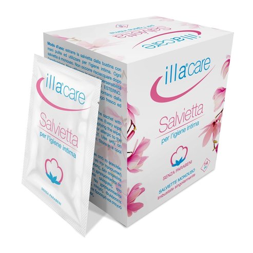 Illa Care Salvietta Intima Почистващи кърпички за чувствителната зона 14 броя