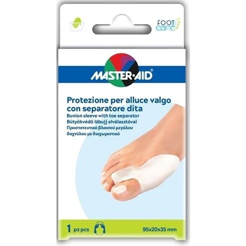 Master Aid Foot Care Протектор за топка за големия пръст на крака със сепаратор 95x20x35 мм 1 бр