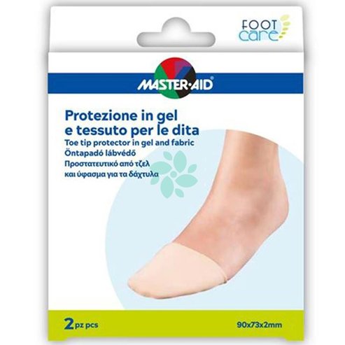 Master Aid Toe Tip Protector in Gel & Fabric 90x73x2mm 2 бр
