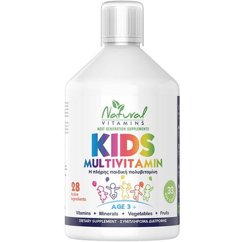 Natural Vitamins Kids Multivitamin 500ml