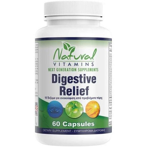 Natural Vitamins Digestive Relief 60caps