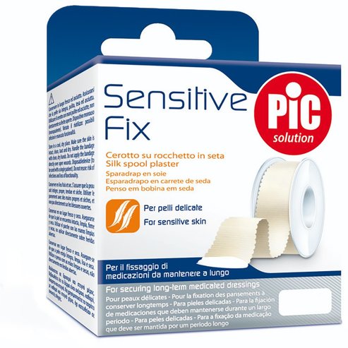Pic Roll Sensitive Fix Silk Spool Plaster 2.5cm x 5m, 1 парче