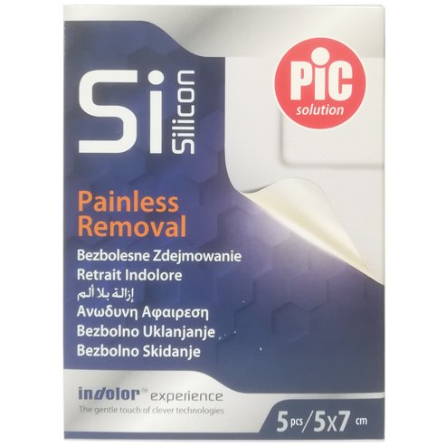 Pic Solution Si Silicon Painless Removal Strips 5 бр - 5x7cm