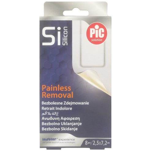 Pic Solution Si Silicon Painless Removal Strips 8 бр - 2.5 x 7.2cm