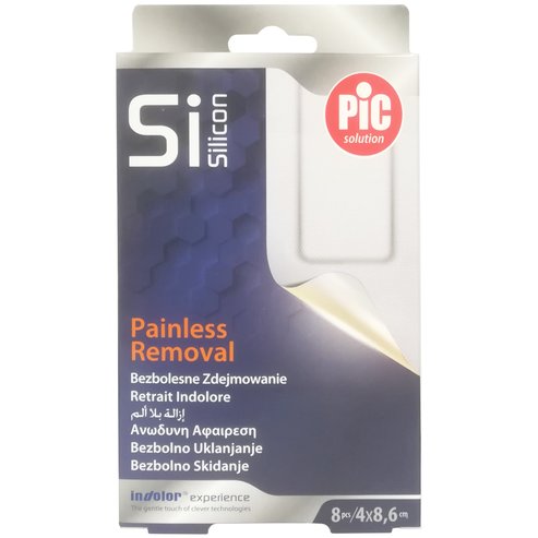 Pic Solution Si Silicon Painless Removal Strips 8 бр - 4 x 8.6cm