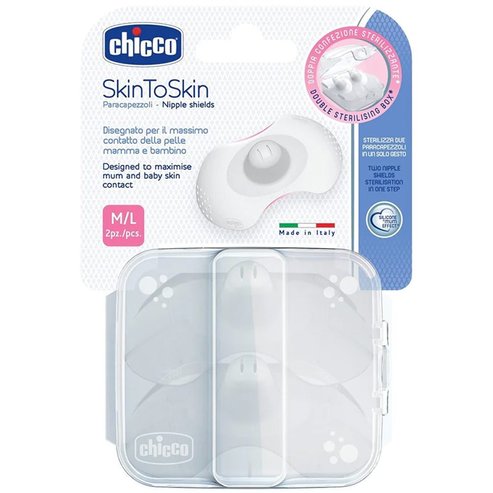 Chicco Skin to Skin Nipple Shields M/L 2 бр